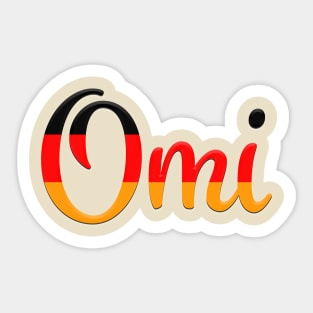 Omi (German Grandma) Sticker